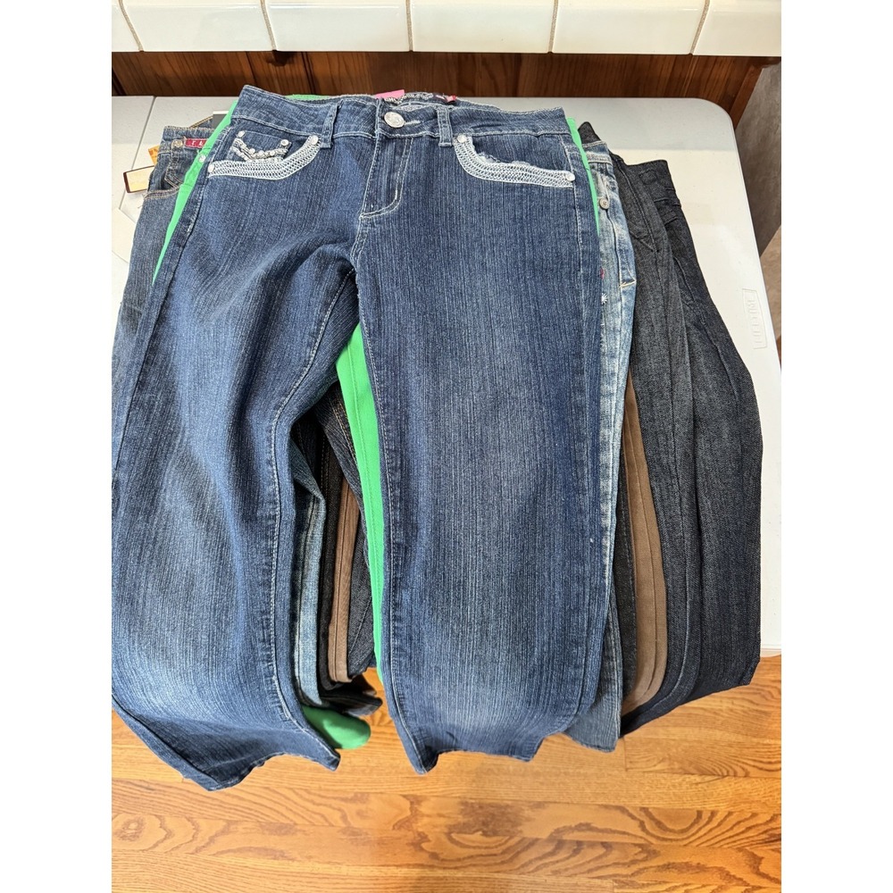 Women's Junior Jeans - 6 Pairs NWT Mixed Brands Sizes 7 11 Straight Flare Skinny